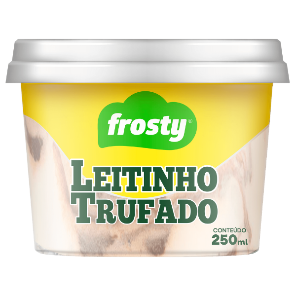 SORVETE FROSTY 250ML LEITINHO TRUFADO