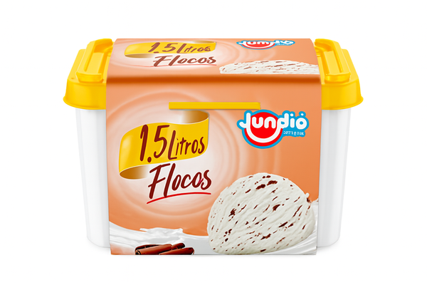 SORVETE JUNDIA POTE FLOCOS