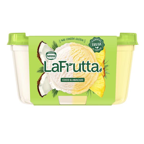 SORVETE LAFRUTA COCO E ABAC  NESTLE 540G