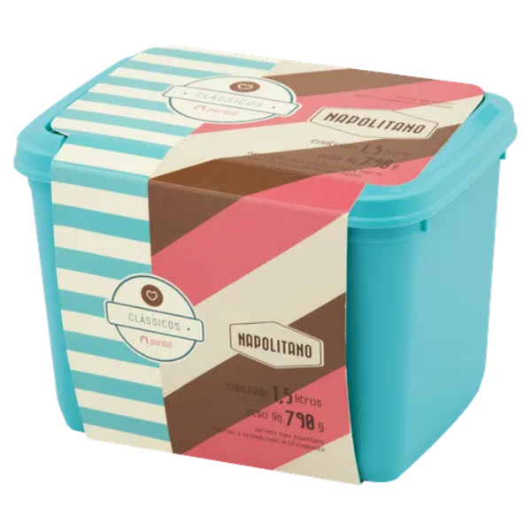SORVETE PARDAL PT 1,5L NAPOLITANO