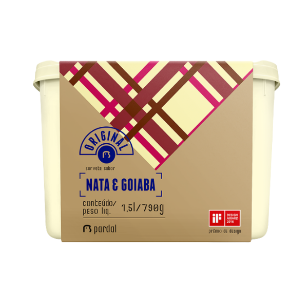 SORVETE PARDAL PT 1,5L NATA GOIABA