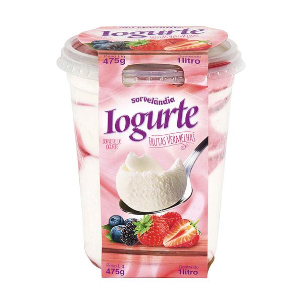 SORVETE SORVELANDIA FRUTAS VERMELHAS1L