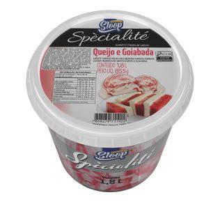 SORVETE SLOOP SPECIALITE QUEIJO E GOIABADA 1,8L