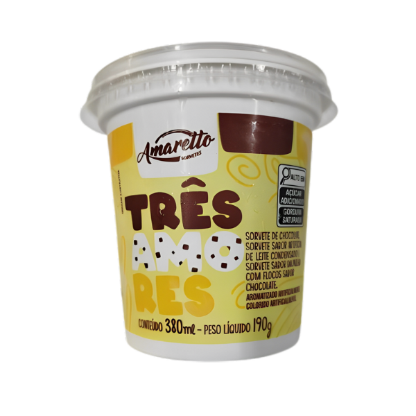 SORVETE AMARETTO SMORES 380ML