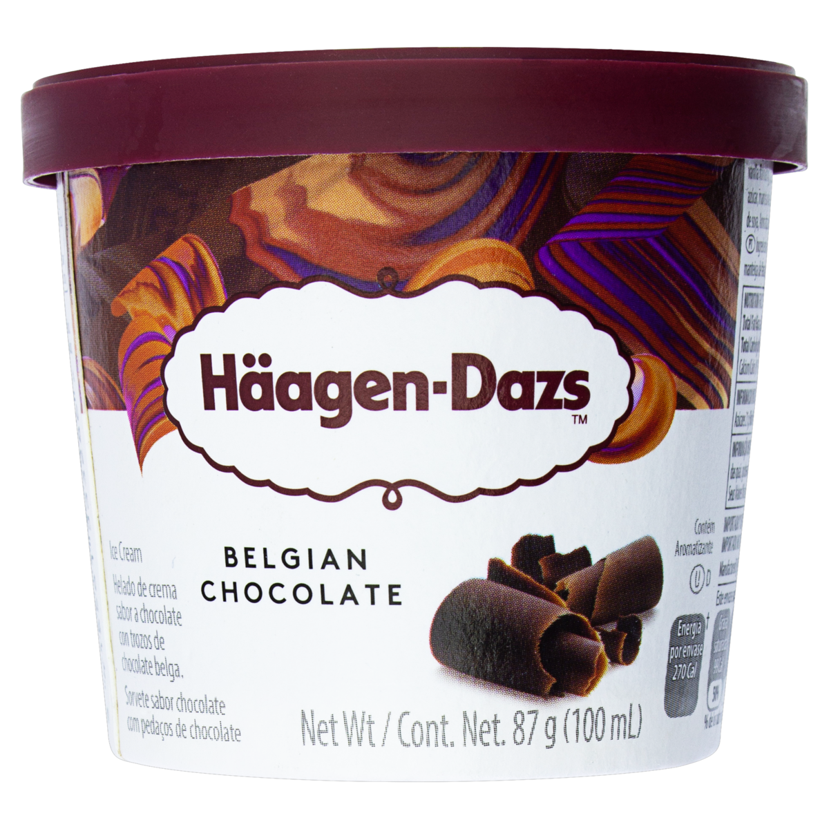 SORVETE HAAGEN-DAZS 100ML BELGIAN CHOC