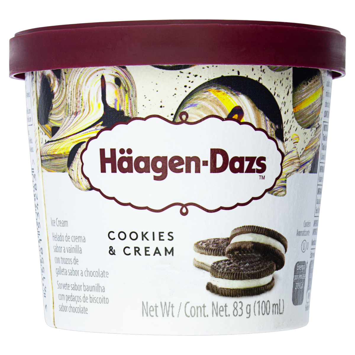 SORVETE HAAGEN-DAZS 100ML COOKIES CREAM