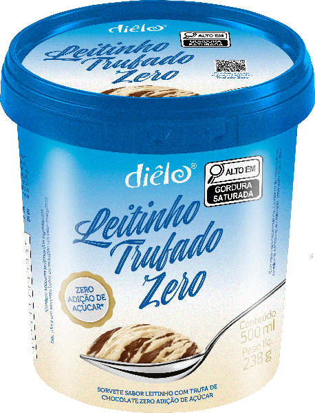 SORVET DIELO PT 500ML LEITINHO TRF ZR AC