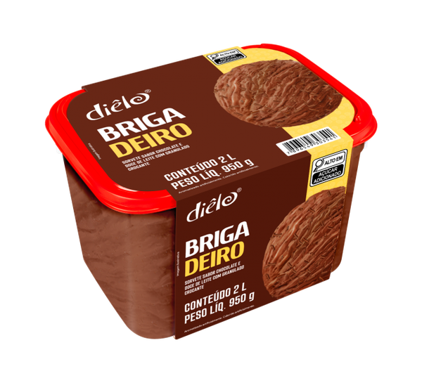 Sorvete Diêlo Brigadeiro 2lt