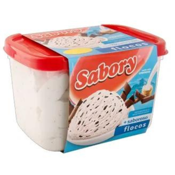 SORVETE FLOCOS SABORY 2L