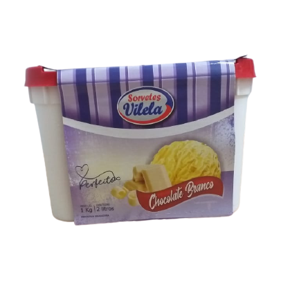 SORVETE 02 LT CHOCOLATE BRANCO VILELA
