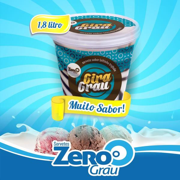 SORV.ZERO GRAU 1.8L GIRA GRAU PUDIM LEIT