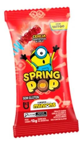 Pirulito Spring Pop 1un Minions Tatoo