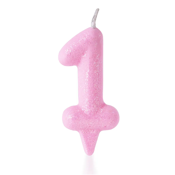 VELA ANIVERSARIO STARLUX ROSA Nº1