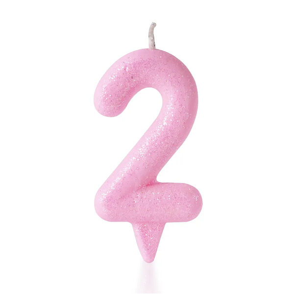 VELA ANIVERSARIO STARLUX ROSA Nº2