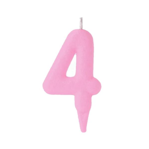 VELA ANIVERSARIO STARLUX ROSA Nº4