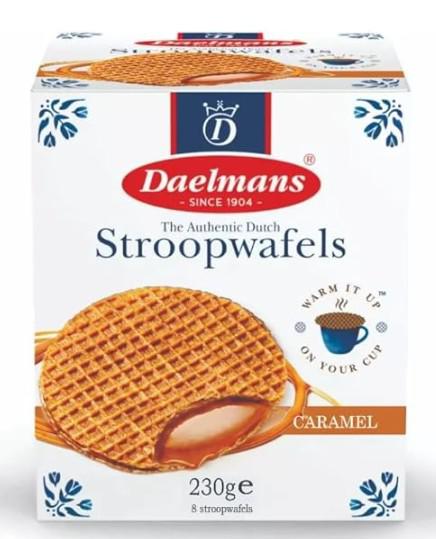 BISC STROOPWAFEL DAELMANS 230G CARAMELO