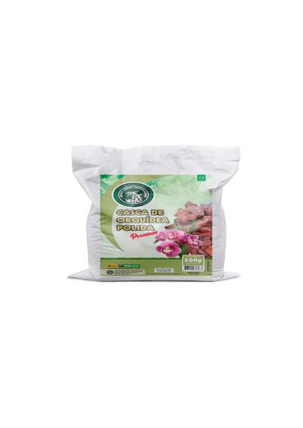 CASCA DE ORQUIDEA POLIDA MATO VERDE 500G