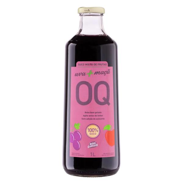 SUCO OQ PET DE UVA E MACA 100% 900ML