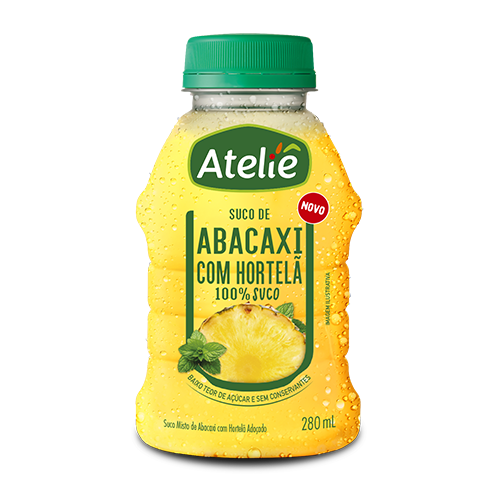 SUCO ATELIE 280ML ABACAXI HORTELA