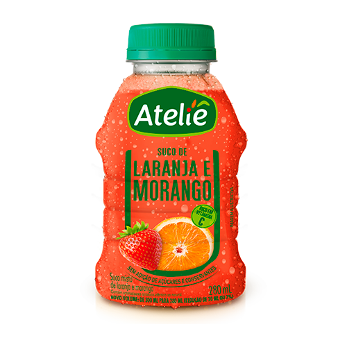 NORAC SUCO MORANGO E LARANJA 280ML
