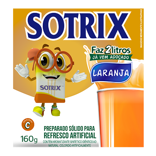 REFRESCO SOTRIX LARANJA PO 80G