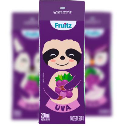 SUCO NECTAR FRUITZ UVA 200ML