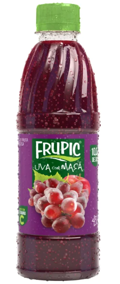 SUCO FRUPIC UVA C/ MACA 450ML