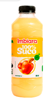 SUCO 100  IMBIARA GF 900ml CAJU C/ MACA