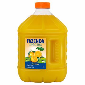 SUCO FAZENDA INT LARANJA 3LT