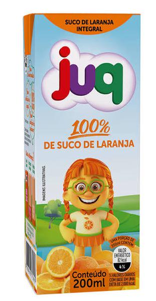 SUCO JUQ DE LARANJA INTEGRAL 200ML