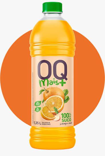 SUCO OQ PET DE LARANJA E MACA 100% 900ML