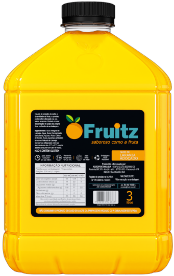 Fruitz suco lja adocado prats 3l