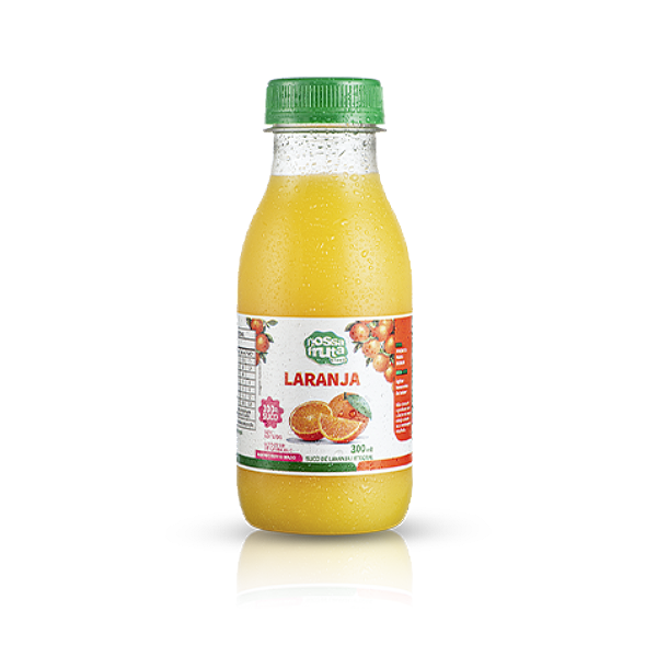 SUCO NOSSA FRUTA BR INTEGRAL 300ML LARANJA