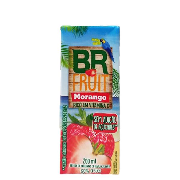 SUCO BR FRUIT MORANGO 200ML