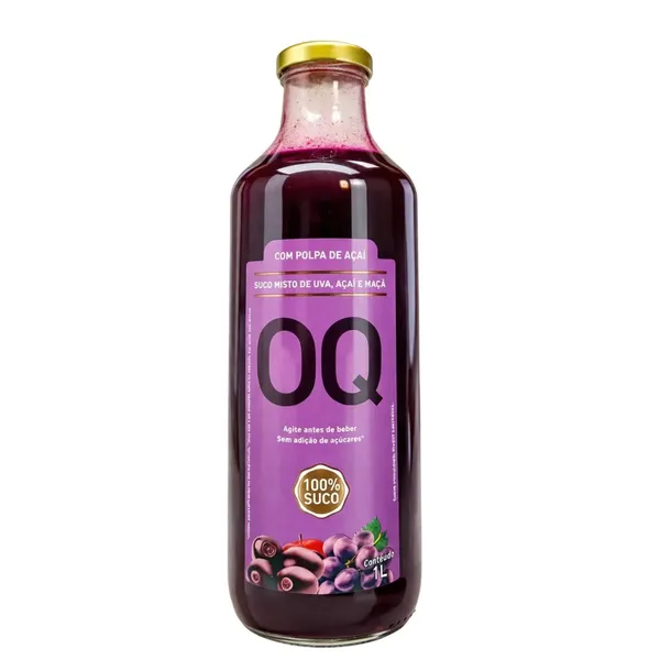 SUCO OQ MISTO DE UVA, ACAI E MACA VD 1L