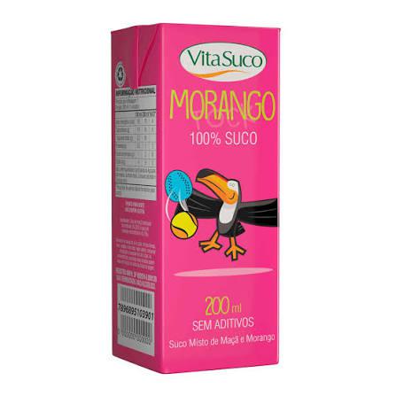 SUCO VITA SUCO 100% 200ML MORANGO