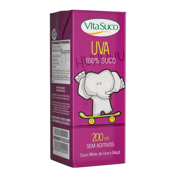 SUCO VITA SUCO 100% 200ML UVA