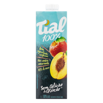 SUCO TIAL 100% S/ACUCAR PESSEGO 1L