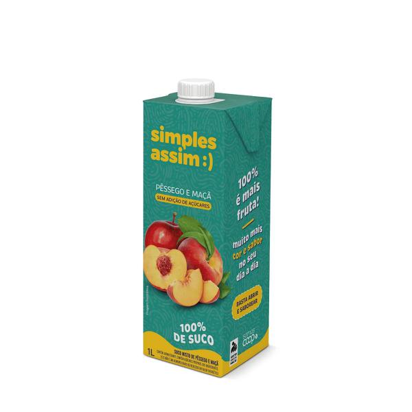 Suco Simples Assim Tp 1lt Pes.Maça