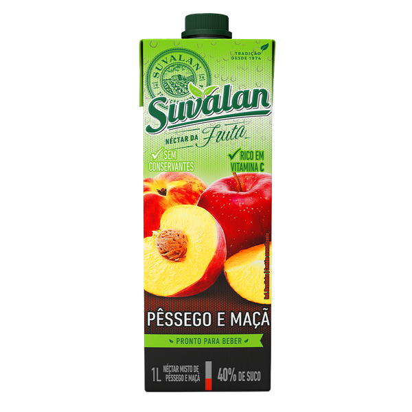 NECTAR SUVALAN 1L PESSEGO/MAÇA