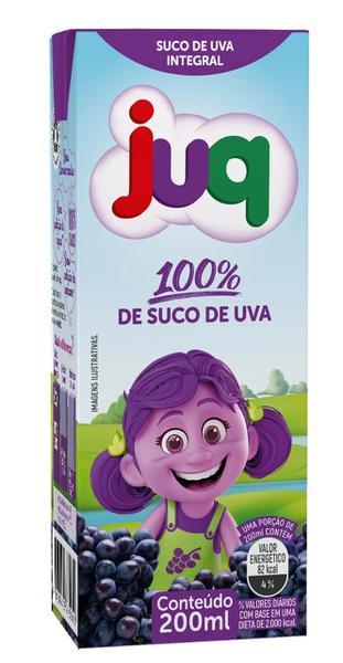 SUCO JUQ DE UVA INTEGRAL 200ML