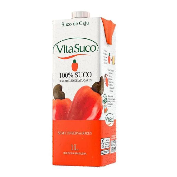 SUCO VITASUCO 1L CAJU/M.100% SUCO
