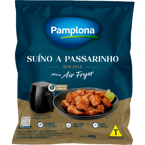 SUINO A PASSARINHA PAMPLONA 400G AIR FRYER