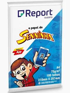 PAPEL A4 SENINHA 100 FOLHAS BRANCO