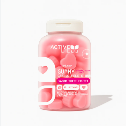 GUMMY ACTIVE LIFE 30UN CABELO PELE UNHA