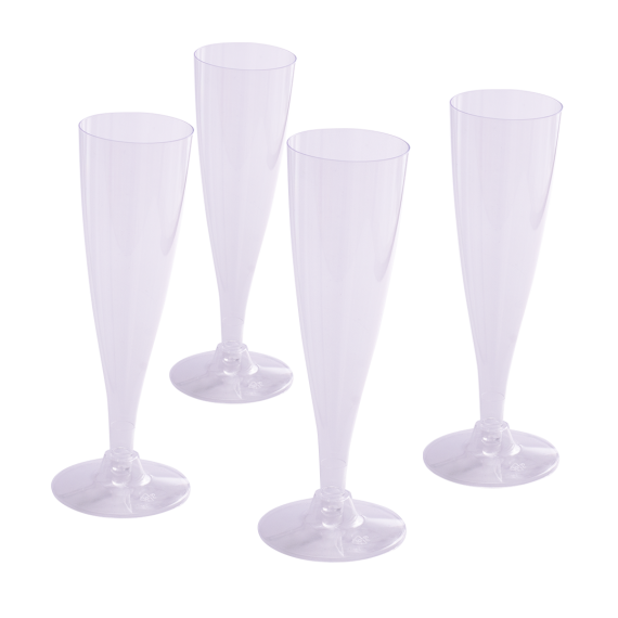 TACA CHAMPAGNE BOMPACK CRISTAL 130ML C/4