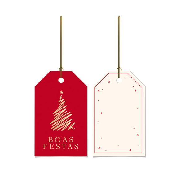 TAGS DECORATIVAS CROMUS 5X8 BOAS FESTAS