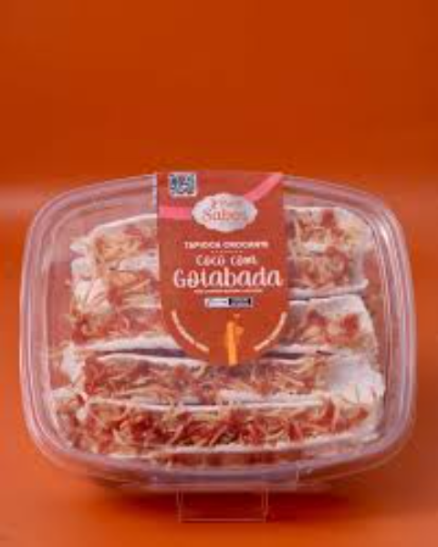 TAPIOCA CROCANTE PURO SABOR COCO C/GOIABADA 100G