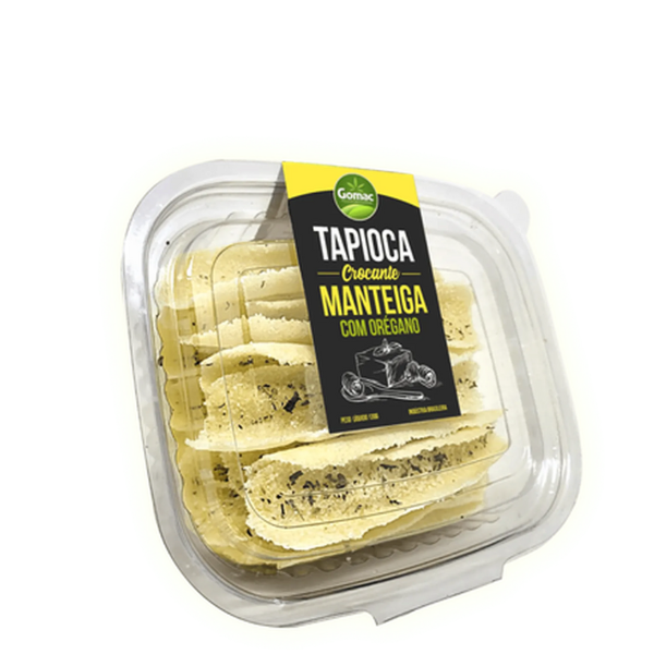TAPIOCA CROCANTE GOMAC MANTEIGA E OREGAN