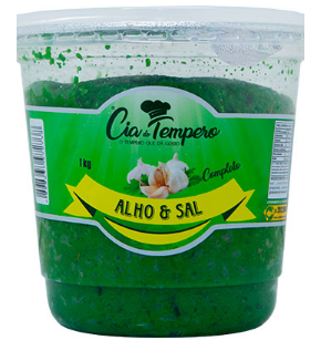 TEMPERO CIA DO TEMPERO ALHO E SAL 1KG